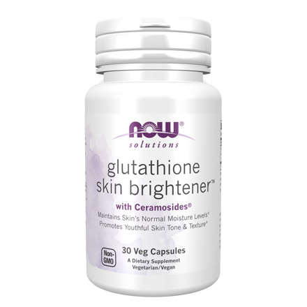 NOW Foods Glutathione Skin Brightener 250mg 30 Veg Capsules | Ceramosides  Skin Whitening | HK & Macau Authorized Agent | Free Shipping over HKD300
