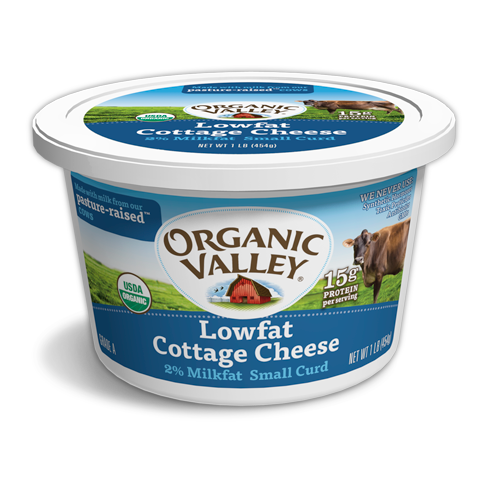 Organic Valley Organic Lowfat Cottage Cheese 16 Oz Budwig Items Organic Valley