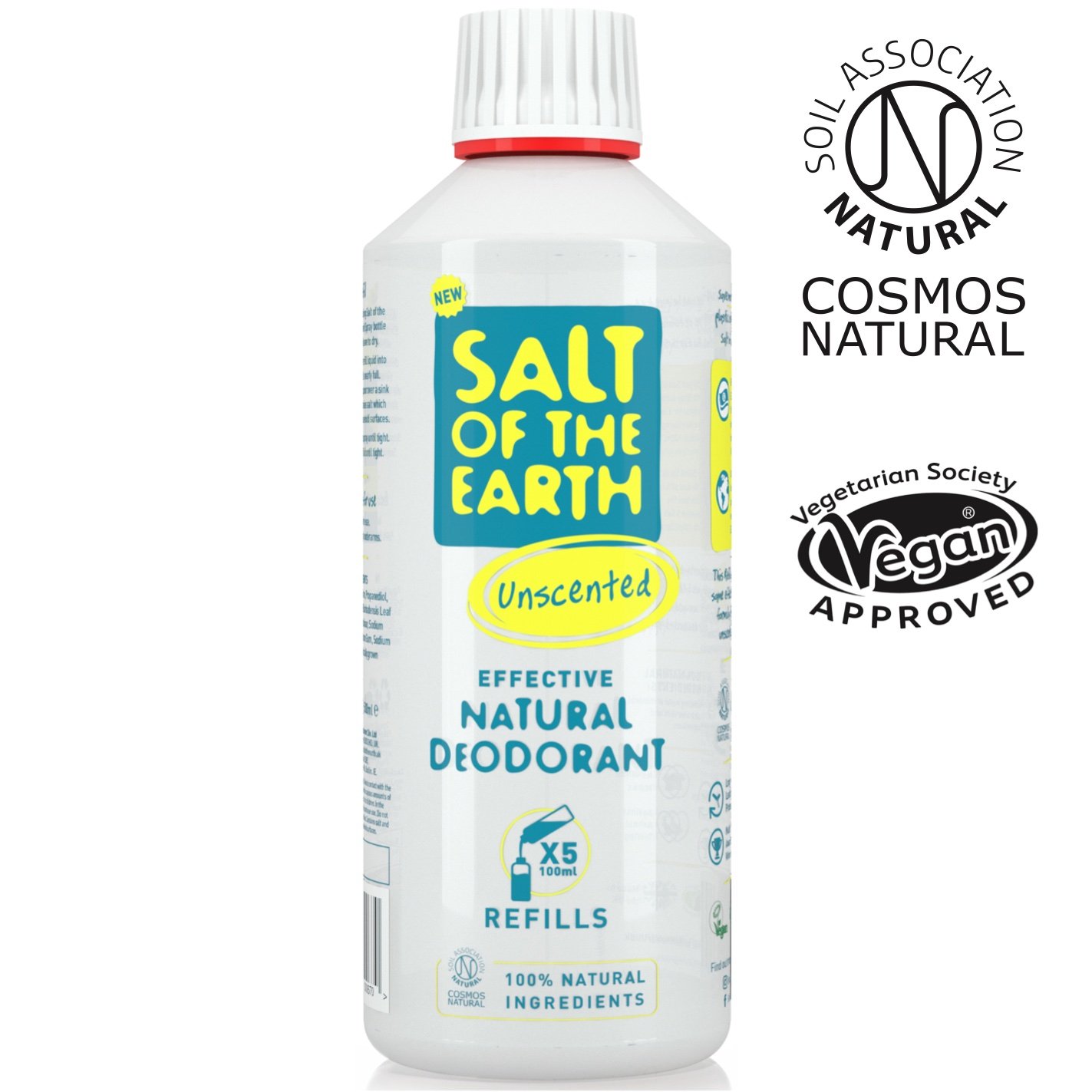 Salt of the Earth, Natural Deodorant Spray (Unscented) Refill